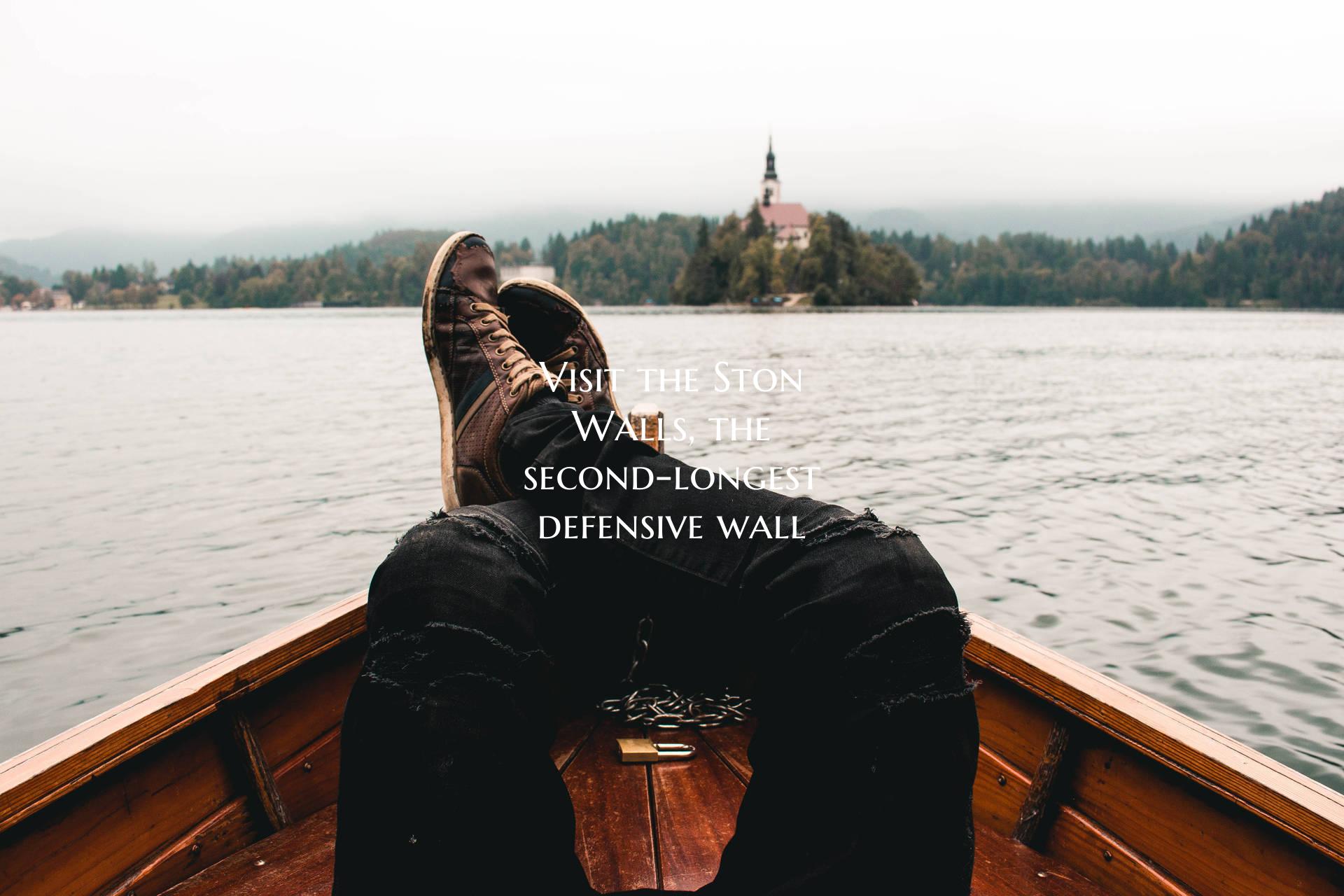 Visit the Ston Walls, the second-longest defensive...